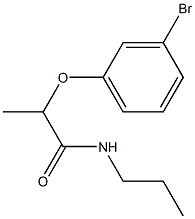 2-(3-bromophenoxy)-N-propylpropanamide Structure