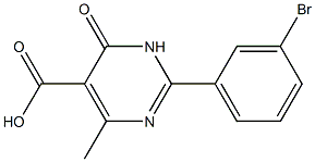 2-(3-bromophenyl)-4-methyl-6-oxo-1,6-dihydropyrimidine-5-carboxylic acid