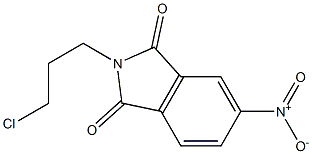 2-(3-chloropropyl)-5-nitro-2,3-dihydro-1H-isoindole-1,3-dione Structure