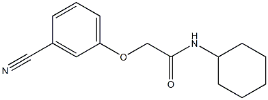 2-(3-cyanophenoxy)-N-cyclohexylacetamide|