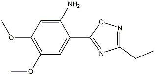 2-(3-ethyl-1,2,4-oxadiazol-5-yl)-4,5-dimethoxyaniline