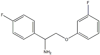 2-(3-fluorophenoxy)-1-(4-fluorophenyl)ethanamine Structure