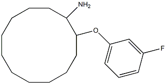 2-(3-fluorophenoxy)cyclododecan-1-amine