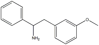 2-(3-methoxyphenyl)-1-phenylethanamine 结构式