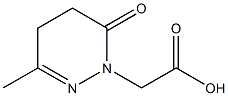 2-(3-methyl-6-oxo-1,4,5,6-tetrahydropyridazin-1-yl)acetic acid,,结构式