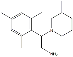 2-(3-methylpiperidin-1-yl)-2-(2,4,6-trimethylphenyl)ethan-1-amine Struktur