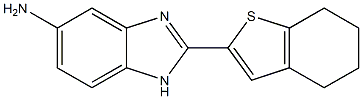 2-(4,5,6,7-tetrahydro-1-benzothiophen-2-yl)-1H-1,3-benzodiazol-5-amine Structure