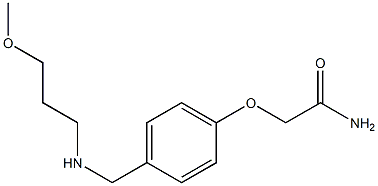  2-(4-{[(3-methoxypropyl)amino]methyl}phenoxy)acetamide