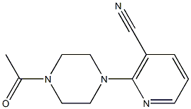 2-(4-acetylpiperazin-1-yl)nicotinonitrile Structure