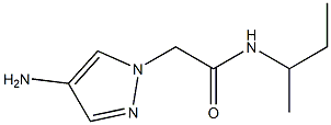 2-(4-amino-1H-pyrazol-1-yl)-N-(butan-2-yl)acetamide