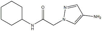  2-(4-amino-1H-pyrazol-1-yl)-N-cyclohexylacetamide