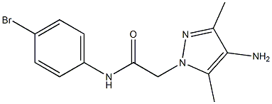 2-(4-amino-3,5-dimethyl-1H-pyrazol-1-yl)-N-(4-bromophenyl)acetamide