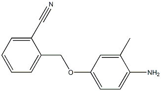  2-(4-amino-3-methylphenoxymethyl)benzonitrile