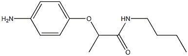 2-(4-aminophenoxy)-N-butylpropanamide 结构式