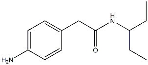 2-(4-aminophenyl)-N-(1-ethylpropyl)acetamide