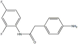 2-(4-aminophenyl)-N-(2,4-difluorophenyl)acetamide|