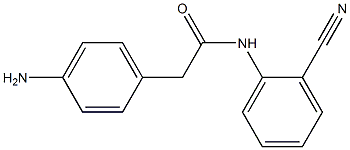  2-(4-aminophenyl)-N-(2-cyanophenyl)acetamide