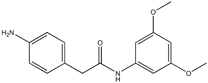  2-(4-aminophenyl)-N-(3,5-dimethoxyphenyl)acetamide