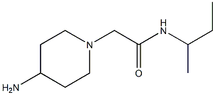 2-(4-aminopiperidin-1-yl)-N-(sec-butyl)acetamide Structure