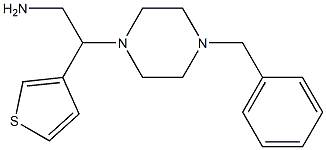  2-(4-benzylpiperazin-1-yl)-2-(thiophen-3-yl)ethan-1-amine