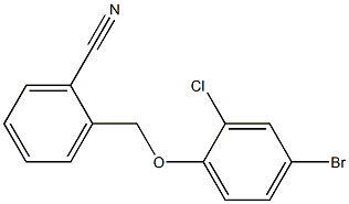 2-(4-bromo-2-chlorophenoxymethyl)benzonitrile