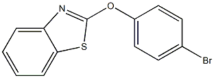 2-(4-bromophenoxy)-1,3-benzothiazole 化学構造式