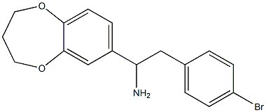 2-(4-bromophenyl)-1-(3,4-dihydro-2H-1,5-benzodioxepin-7-yl)ethan-1-amine