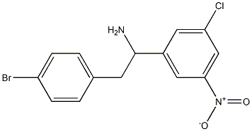  2-(4-bromophenyl)-1-(3-chloro-5-nitrophenyl)ethan-1-amine