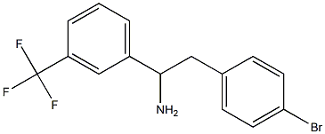 2-(4-bromophenyl)-1-[3-(trifluoromethyl)phenyl]ethan-1-amine