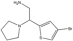 2-(4-bromothiophen-2-yl)-2-(pyrrolidin-1-yl)ethan-1-amine