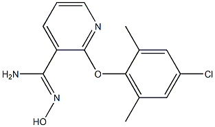 2-(4-chloro-2,6-dimethylphenoxy)-N'-hydroxypyridine-3-carboximidamide