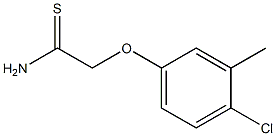 2-(4-chloro-3-methylphenoxy)ethanethioamide Structure