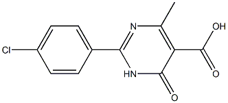 2-(4-chlorophenyl)-4-methyl-6-oxo-1,6-dihydropyrimidine-5-carboxylic acid