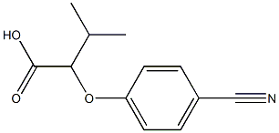 2-(4-cyanophenoxy)-3-methylbutanoic acid|