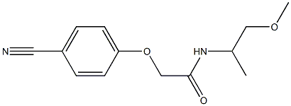 2-(4-cyanophenoxy)-N-(2-methoxy-1-methylethyl)acetamide|