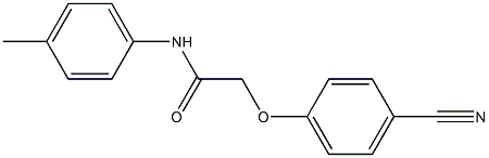 2-(4-cyanophenoxy)-N-(4-methylphenyl)acetamide|