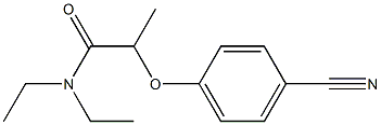 2-(4-cyanophenoxy)-N,N-diethylpropanamide