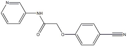 2-(4-cyanophenoxy)-N-pyridin-3-ylacetamide 结构式