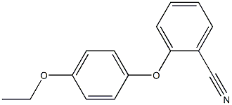 2-(4-ethoxyphenoxy)benzonitrile Struktur