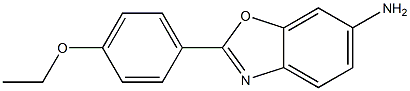 2-(4-ethoxyphenyl)-1,3-benzoxazol-6-amine,,结构式