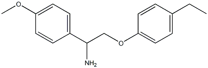 2-(4-ethylphenoxy)-1-(4-methoxyphenyl)ethanamine Structure