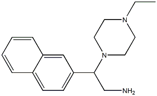 2-(4-ethylpiperazin-1-yl)-2-(2-naphthyl)ethanamine Struktur