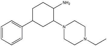 2-(4-ethylpiperazin-1-yl)-4-phenylcyclohexanamine Structure