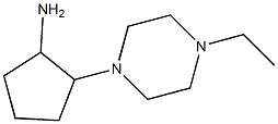 2-(4-ethylpiperazin-1-yl)cyclopentanamine 化学構造式