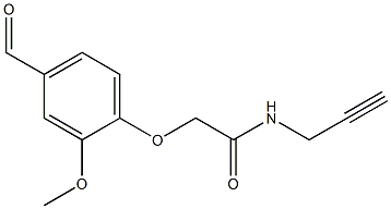 2-(4-formyl-2-methoxyphenoxy)-N-prop-2-ynylacetamide