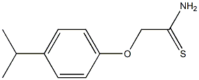 2-(4-isopropylphenoxy)ethanethioamide 结构式