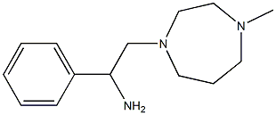 2-(4-methyl-1,4-diazepan-1-yl)-1-phenylethan-1-amine Struktur