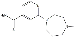 2-(4-methyl-1,4-diazepan-1-yl)pyridine-4-carbothioamide|