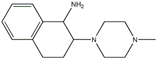 2-(4-methylpiperazin-1-yl)-1,2,3,4-tetrahydronaphthalen-1-amine,,结构式