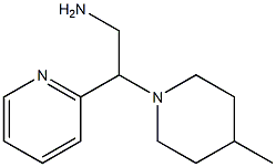 2-(4-methylpiperidin-1-yl)-2-(pyridin-2-yl)ethan-1-amine Structure
